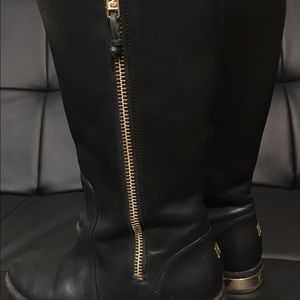 Sperry Top Sider All Leather Black Boots